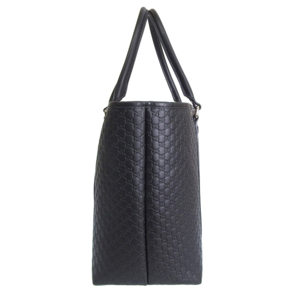Gucci Black Micro ssima LeatherTote Bags Outlet